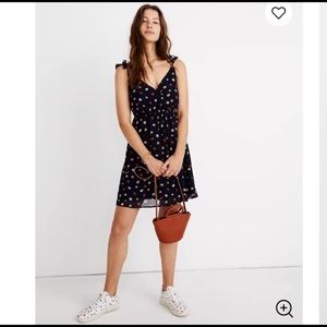 Madewell Ruffle Strap Wrap Dress Size 8